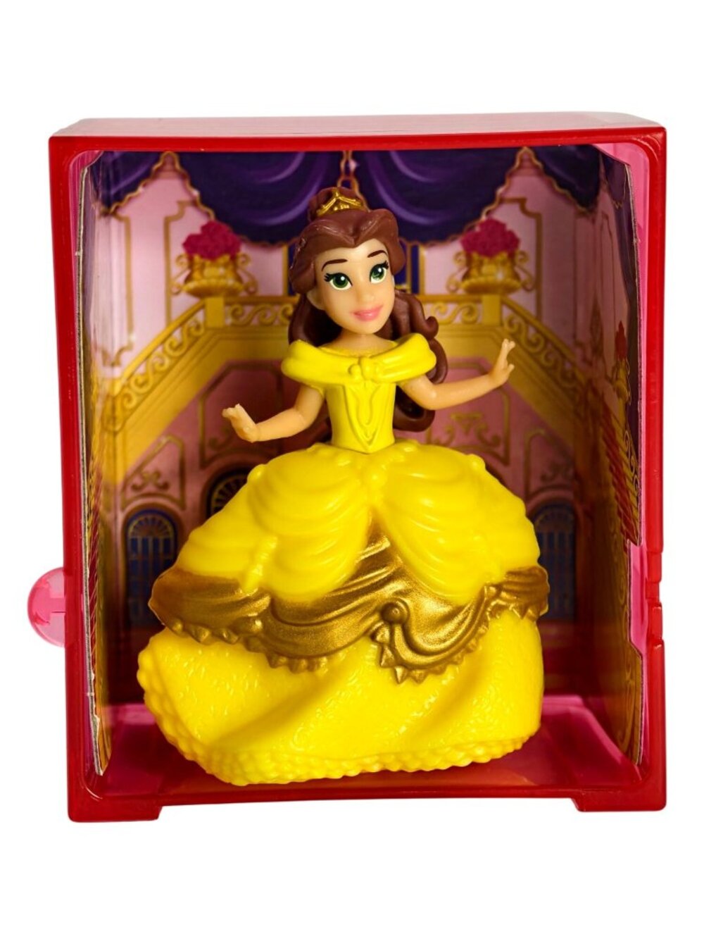 Disney Princess Belle Gem Collection Series 1 Mini 3.5" Figure Display Case HTF